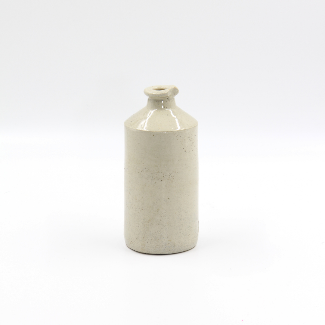 Medium Spouted Antique Inkwell IV - Putty