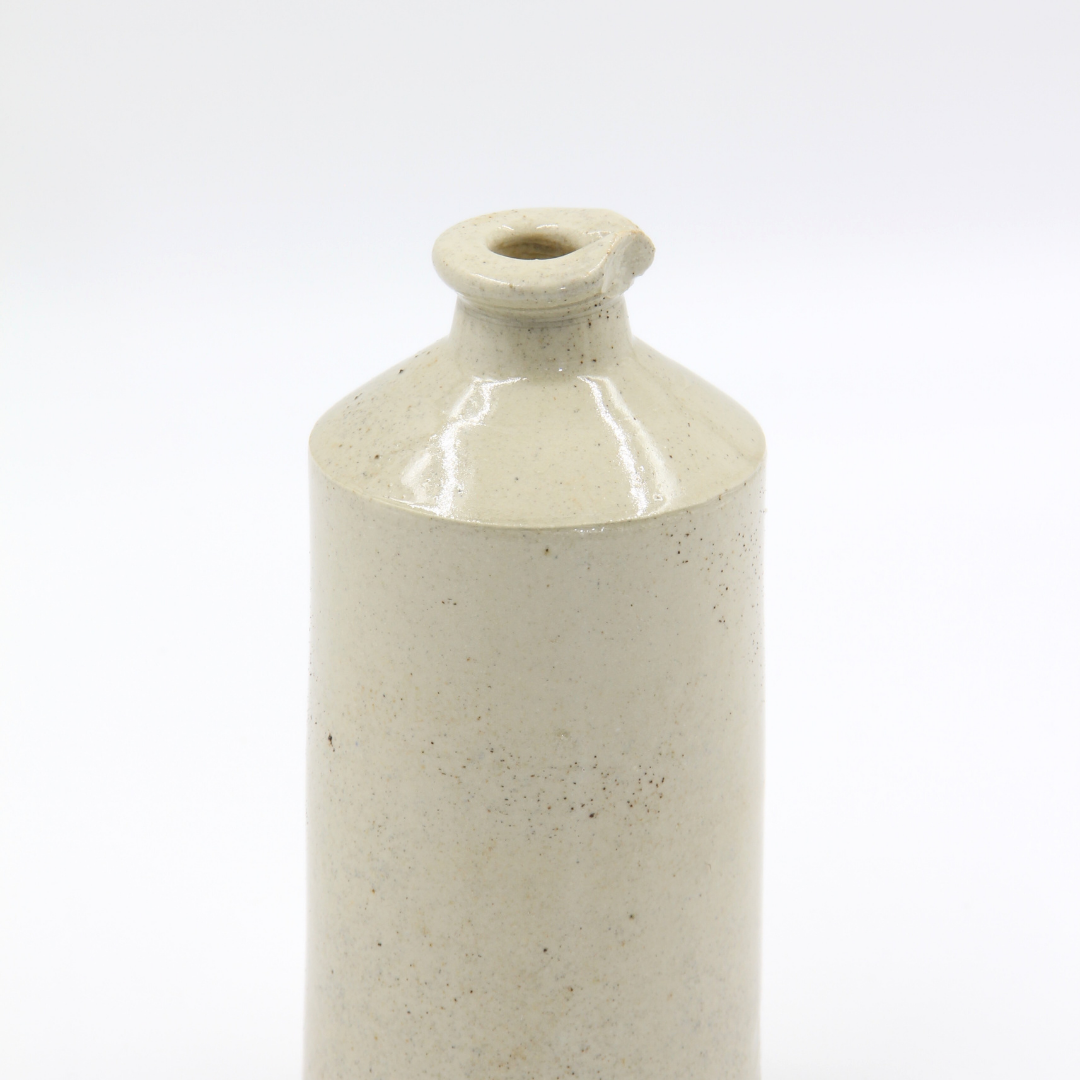 Medium Spouted Antique Inkwell IV - Putty
