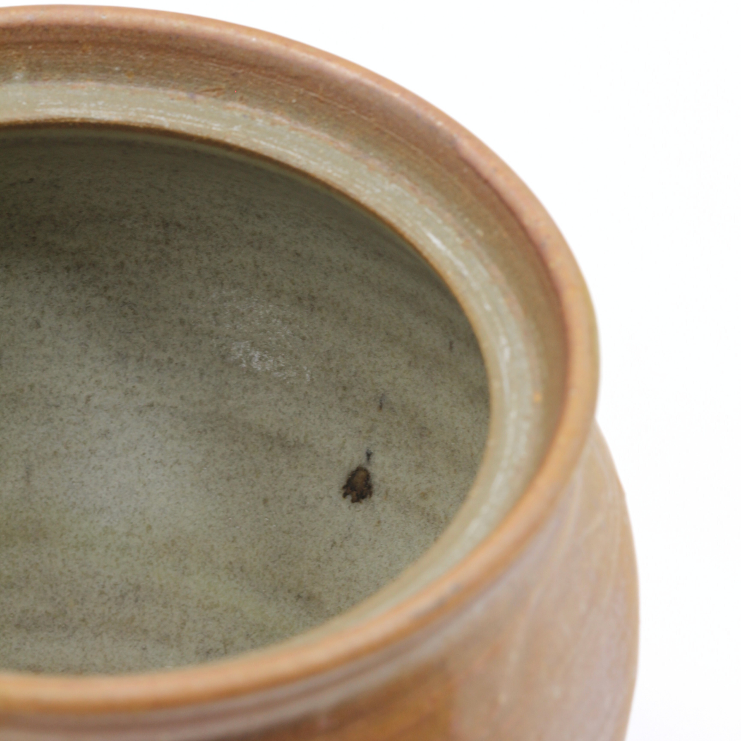 Rustic Clay Lidded Pot