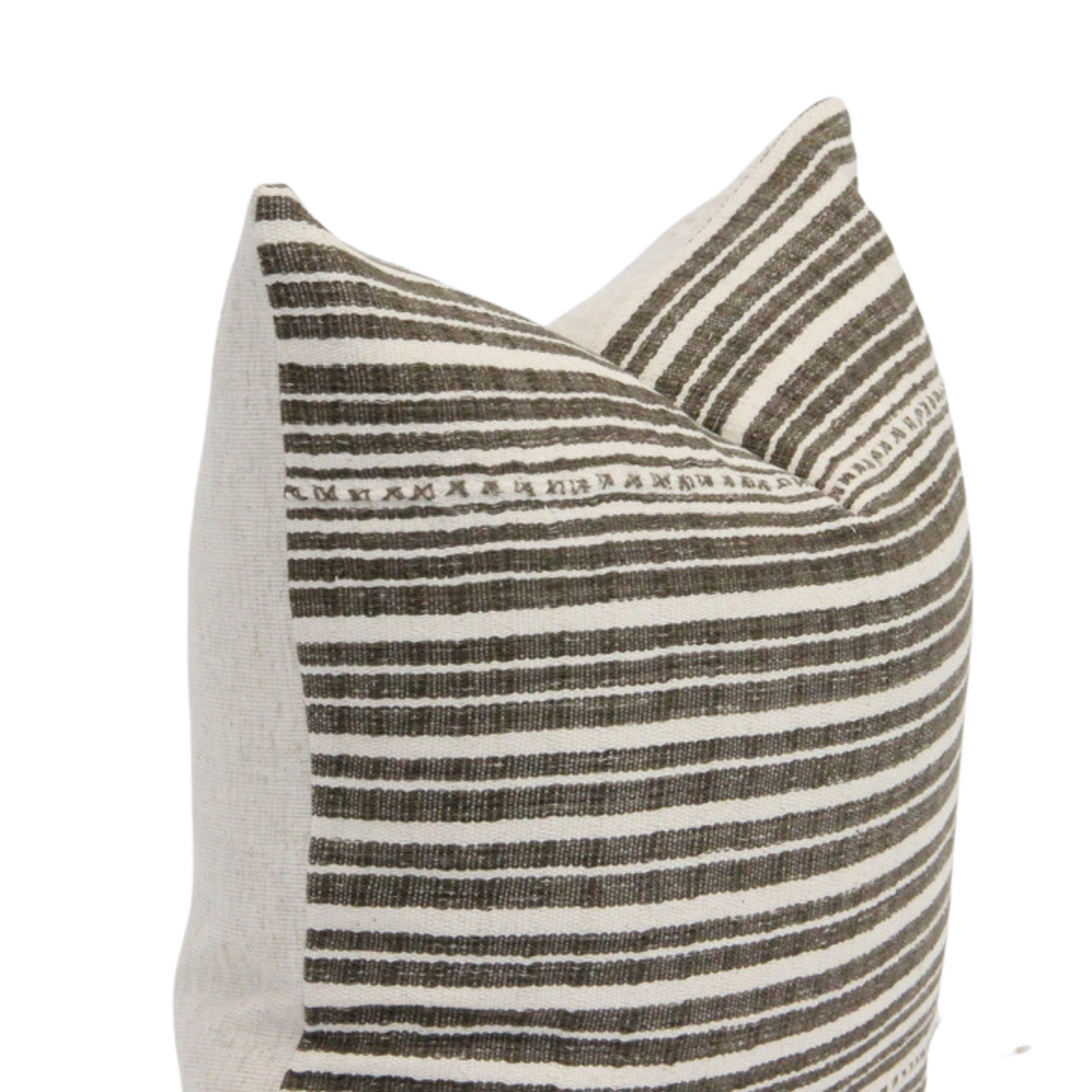 Cocoa Stripe Karen Cushion