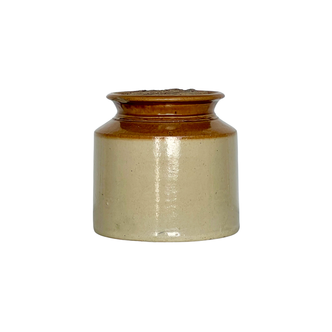 Vintage English Storage Jar XIV with Cork