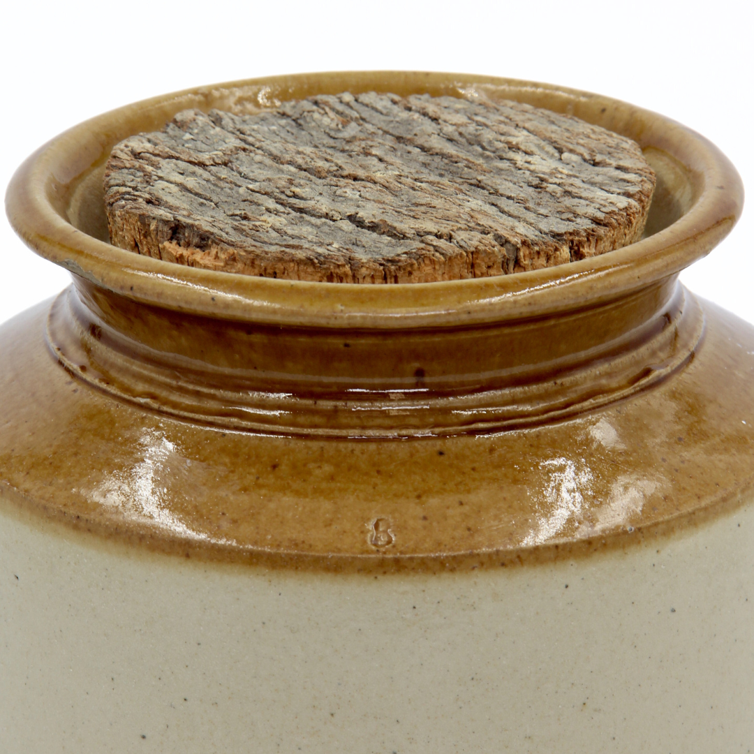 Vintage English Storage Jar XIV with Cork