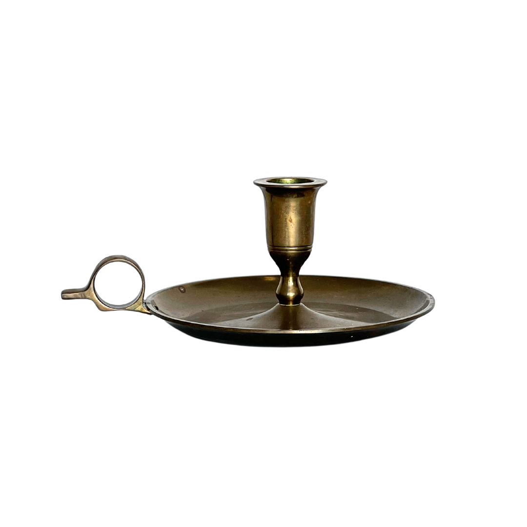 Brass Chamberstick Candle Holder
