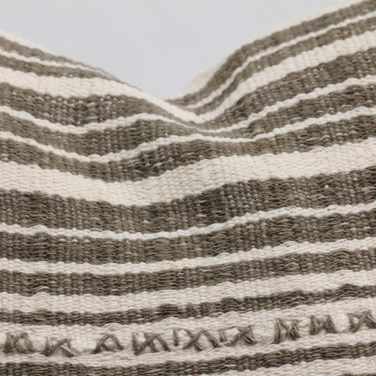 Cocoa Stripe Karen Cushion