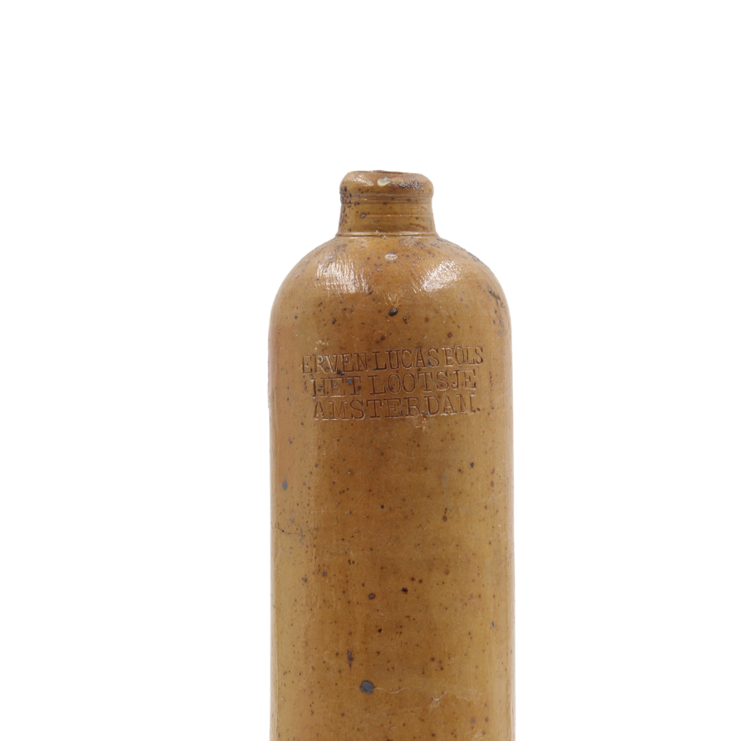 Antique 1870s Dutch Stoneware Bottle II