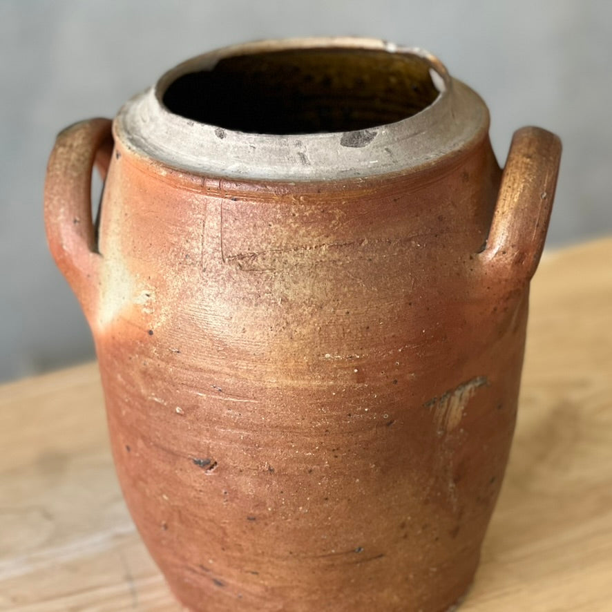L Vintage French Confit Pot III