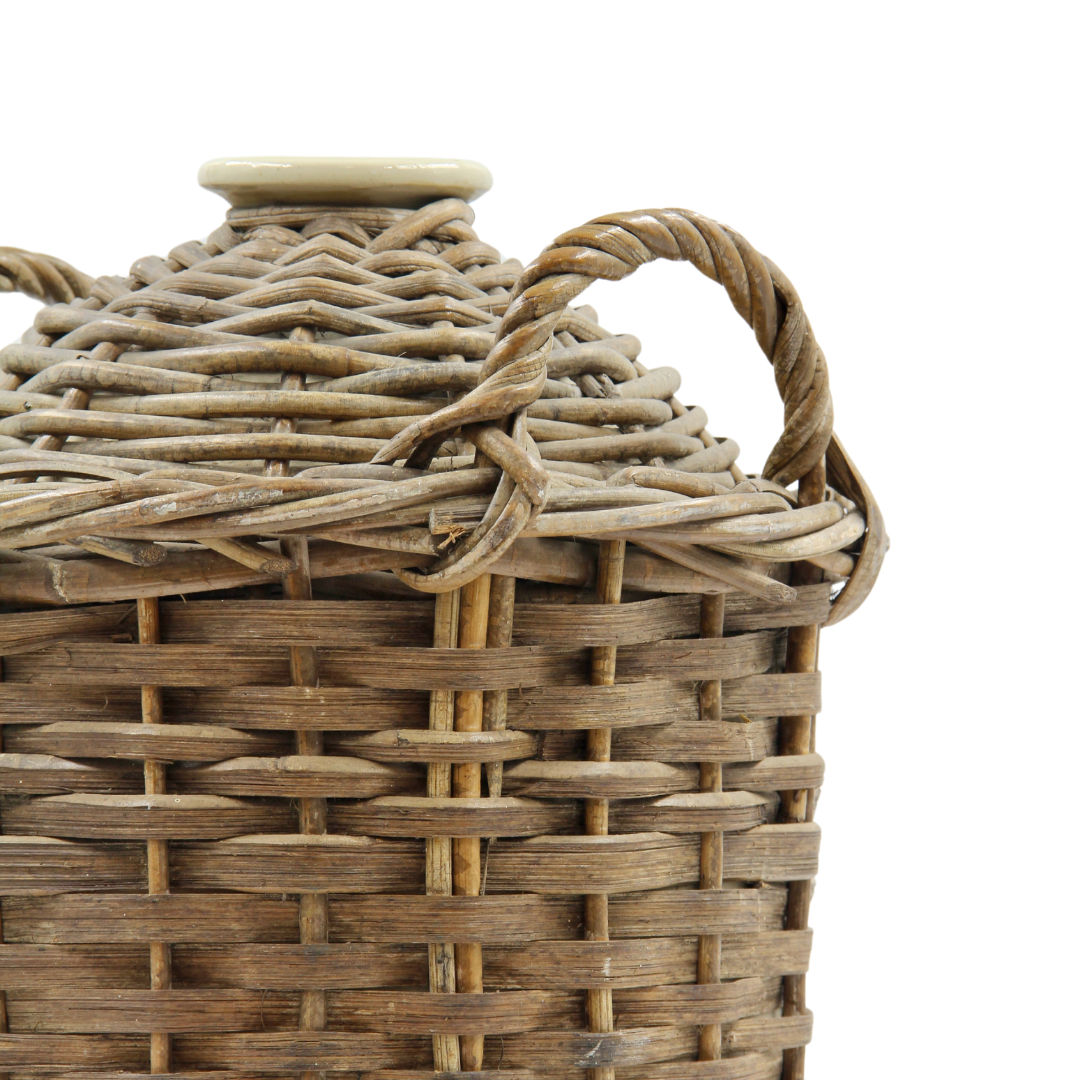 Antique Demijohn - Rattan II