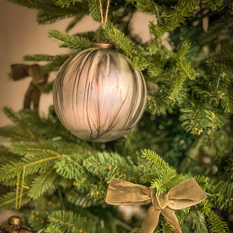 Marbled Glass Bauble