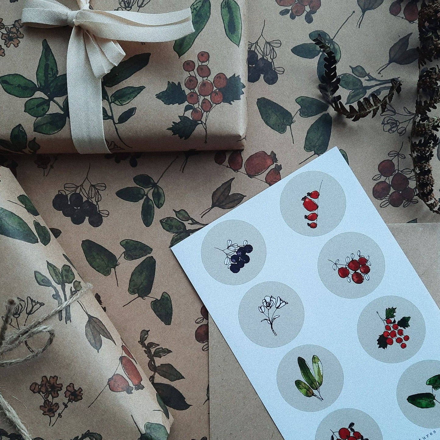 Festive Flora Stickers