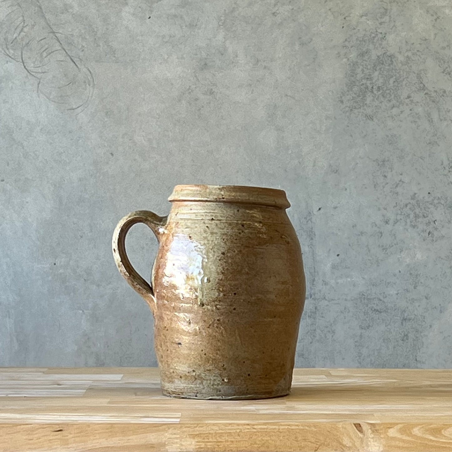 L Vintage French Confit Pot IV