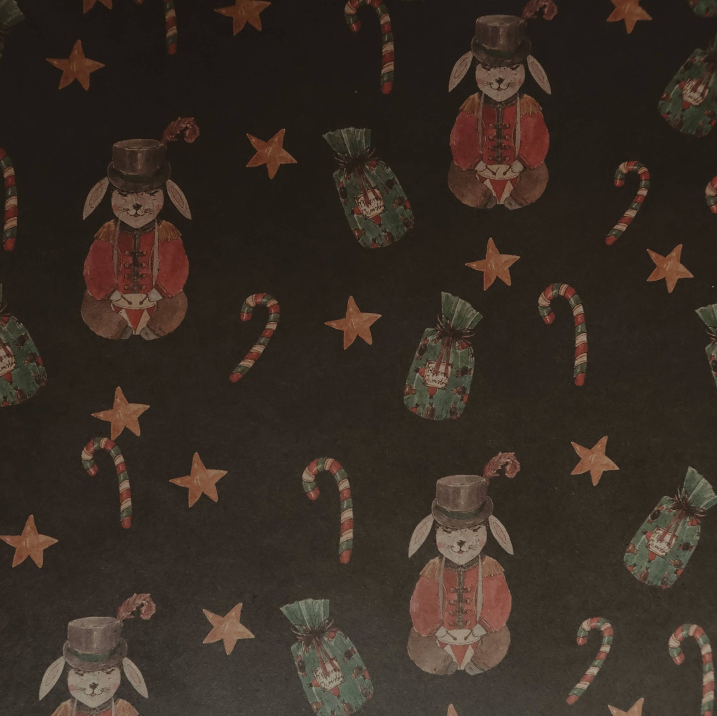 Drummer Bunny Wrapping Paper