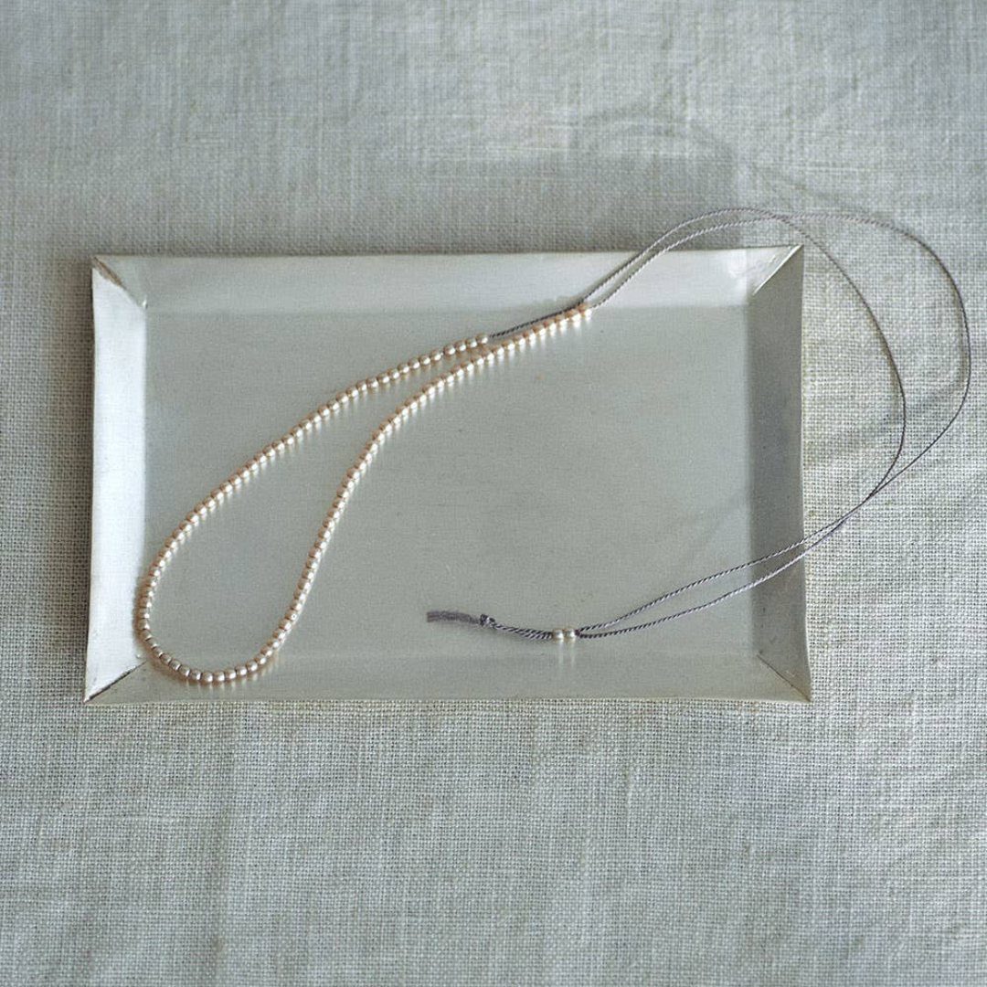 Silver Rectangle Tray (S)