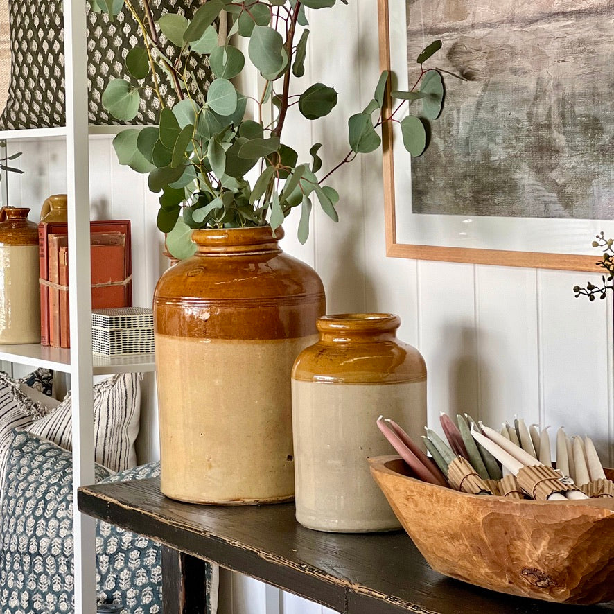 Vintage English Storage Jar IX