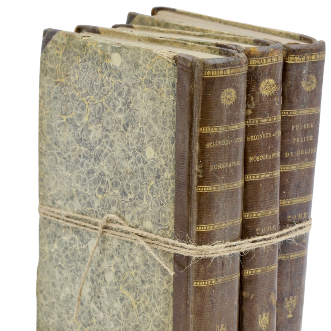 Antique French Medical Books (set of 3)