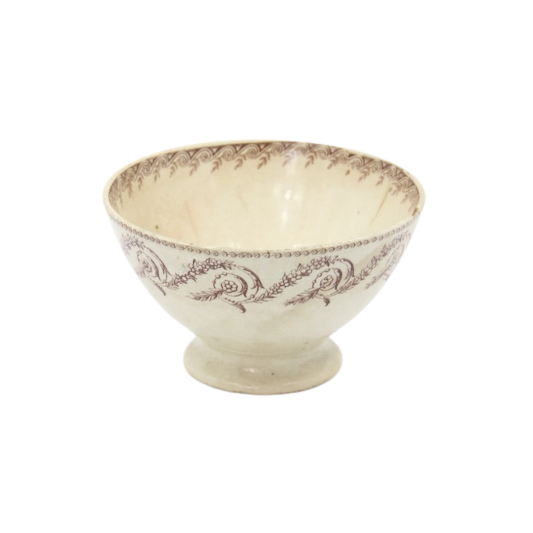 Antique French Cafe au Lait Bowl