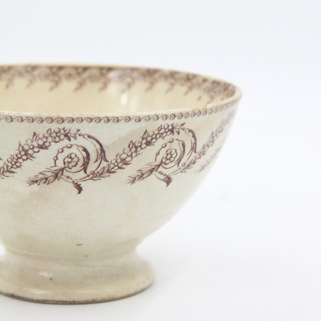 Antique French Cafe au Lait Bowl