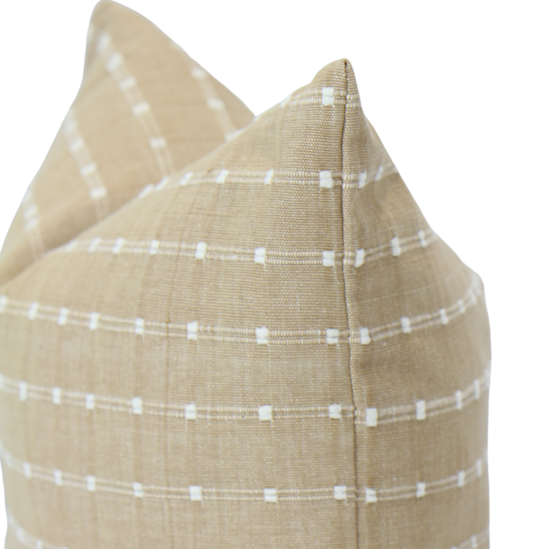 Bedouin Stripe Cushion | Apricot