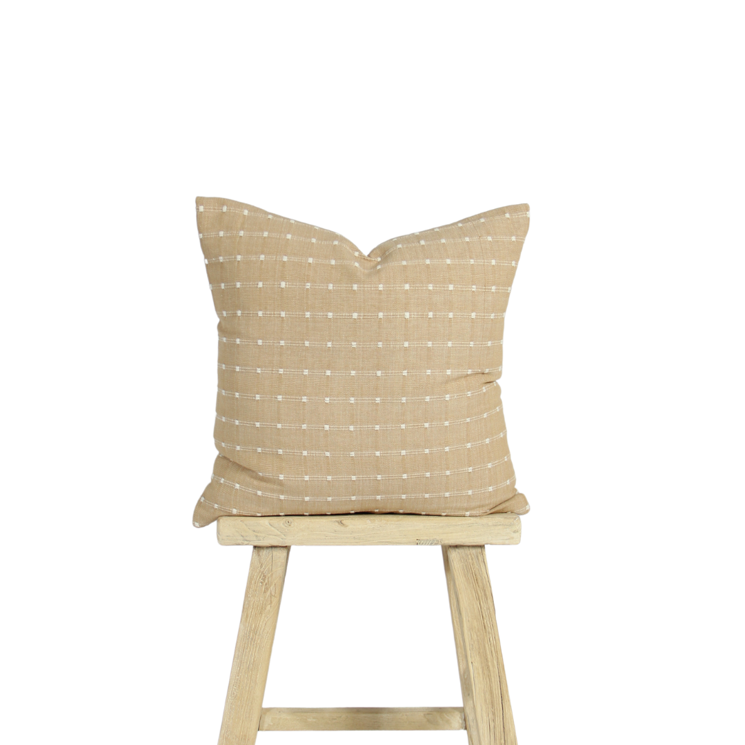 Bedouin Stripe Cushion | Apricot