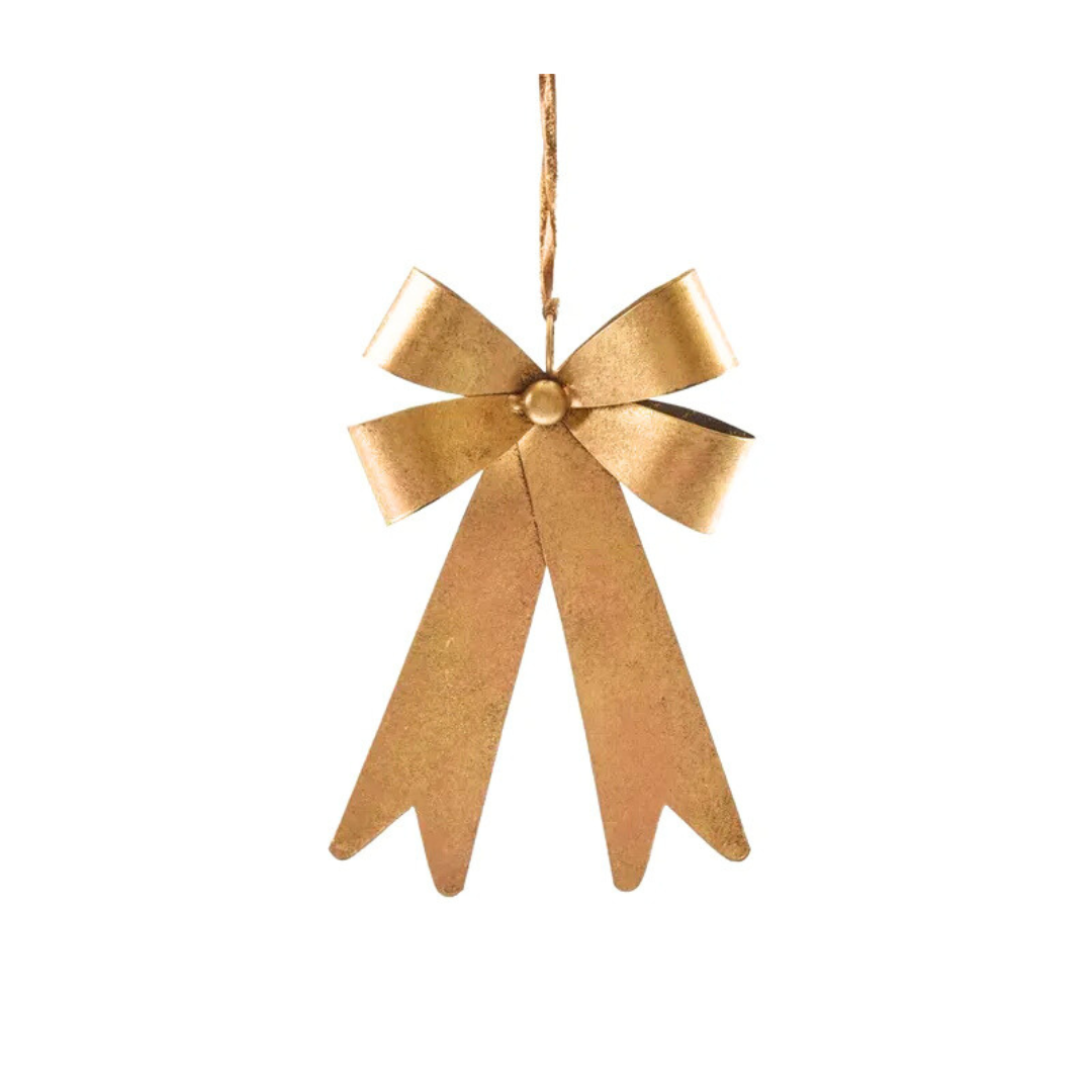 Brass Bow Ornament