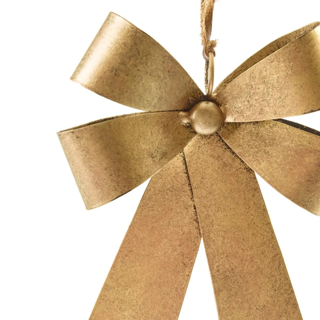 Brass Bow Ornament
