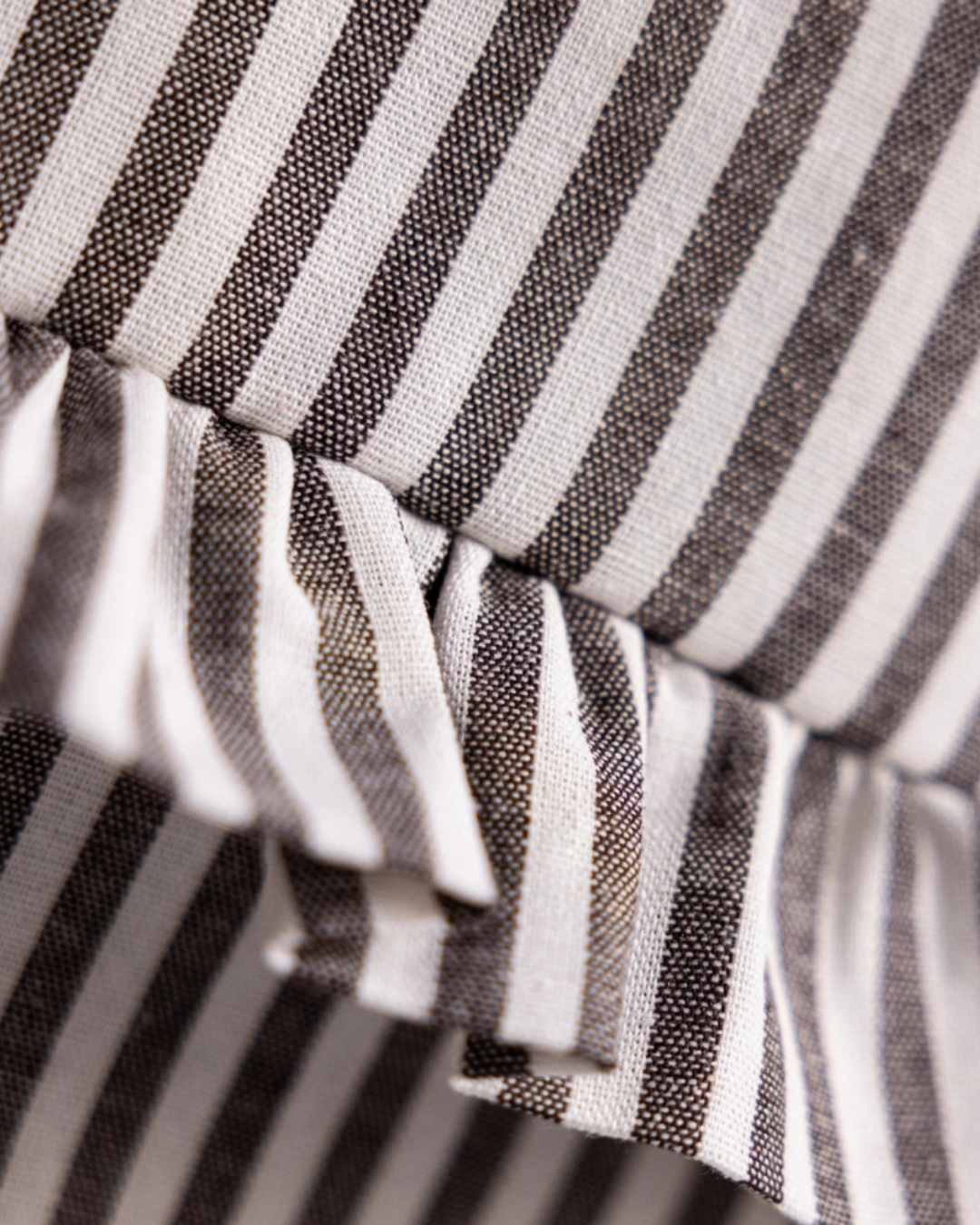 Brown Stripe Christmas Stocking