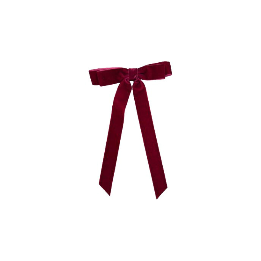 Burgundy Double Bow