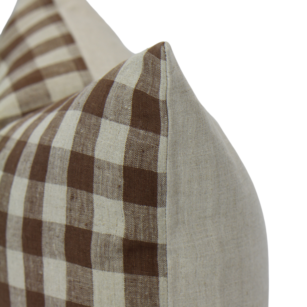 Cinnamon Plaid Cushion