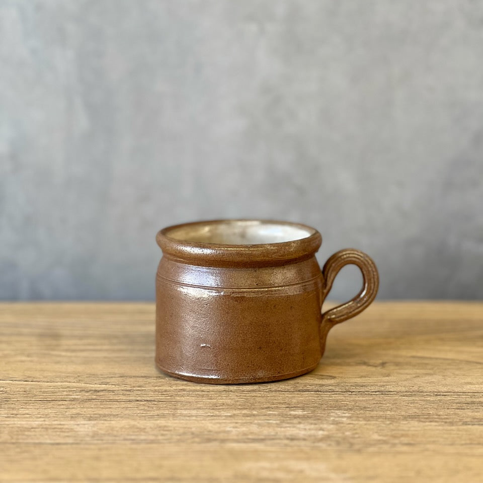 Antique French Stoneware Confit Pot (XS I)