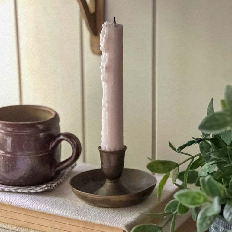Vintage Brass Candle Holders