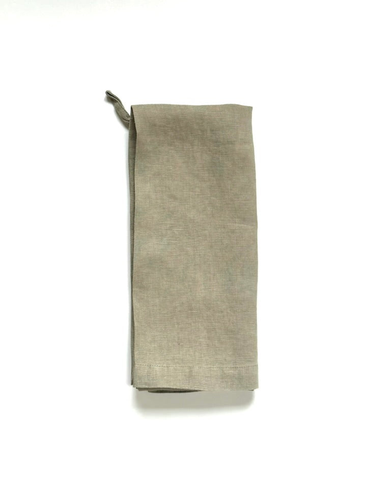 French Linen Tea Towel | Khaki
