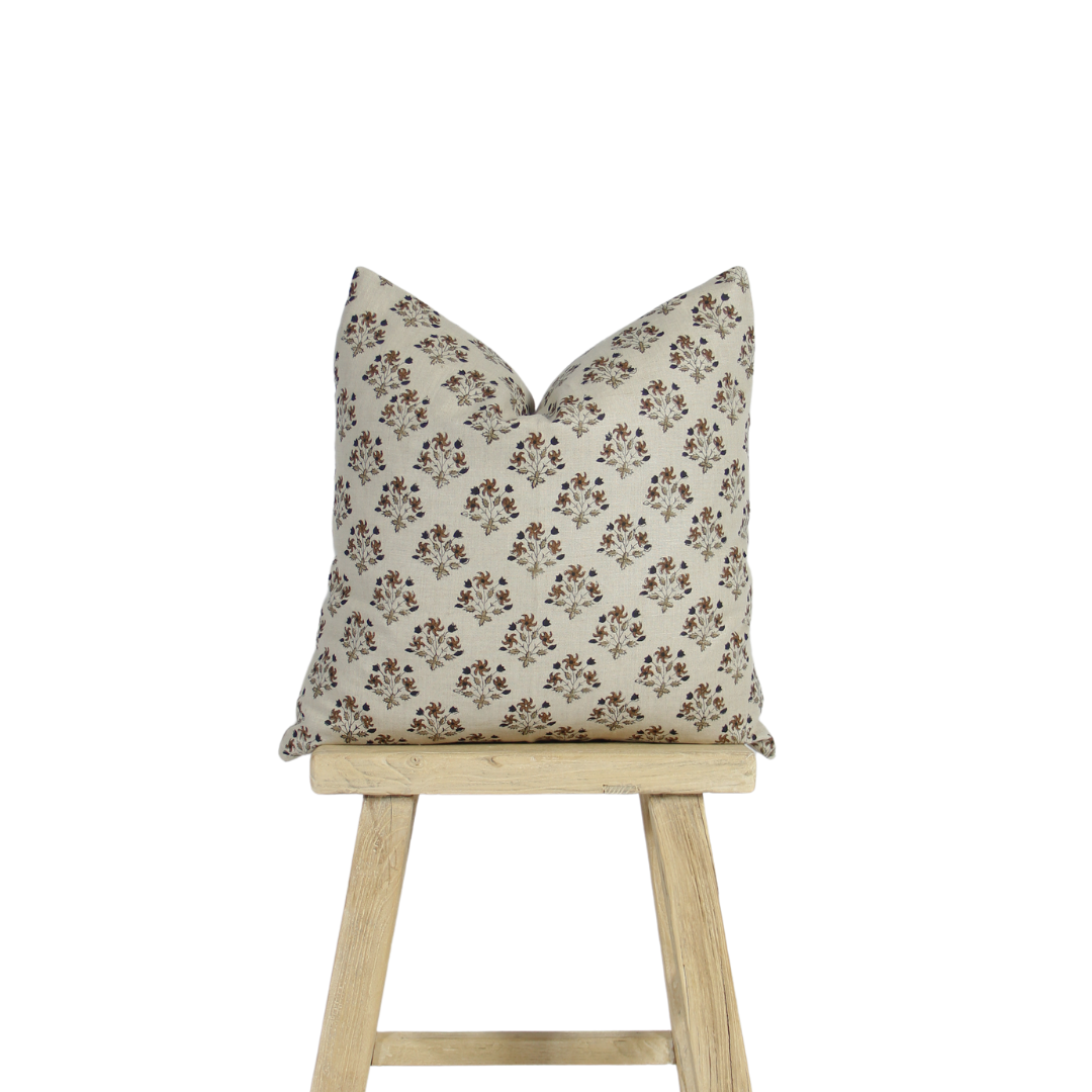 Ferriday Block Print Cushion