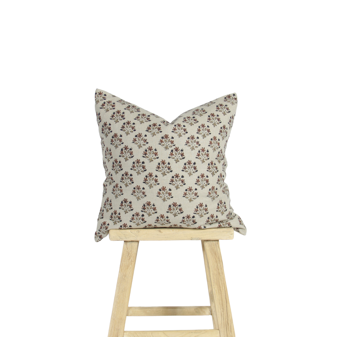 Ferriday Block Print Cushion