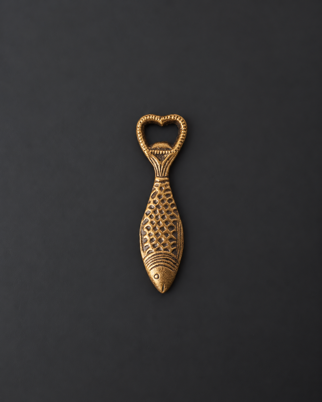 Brass Fish Bottle Opener