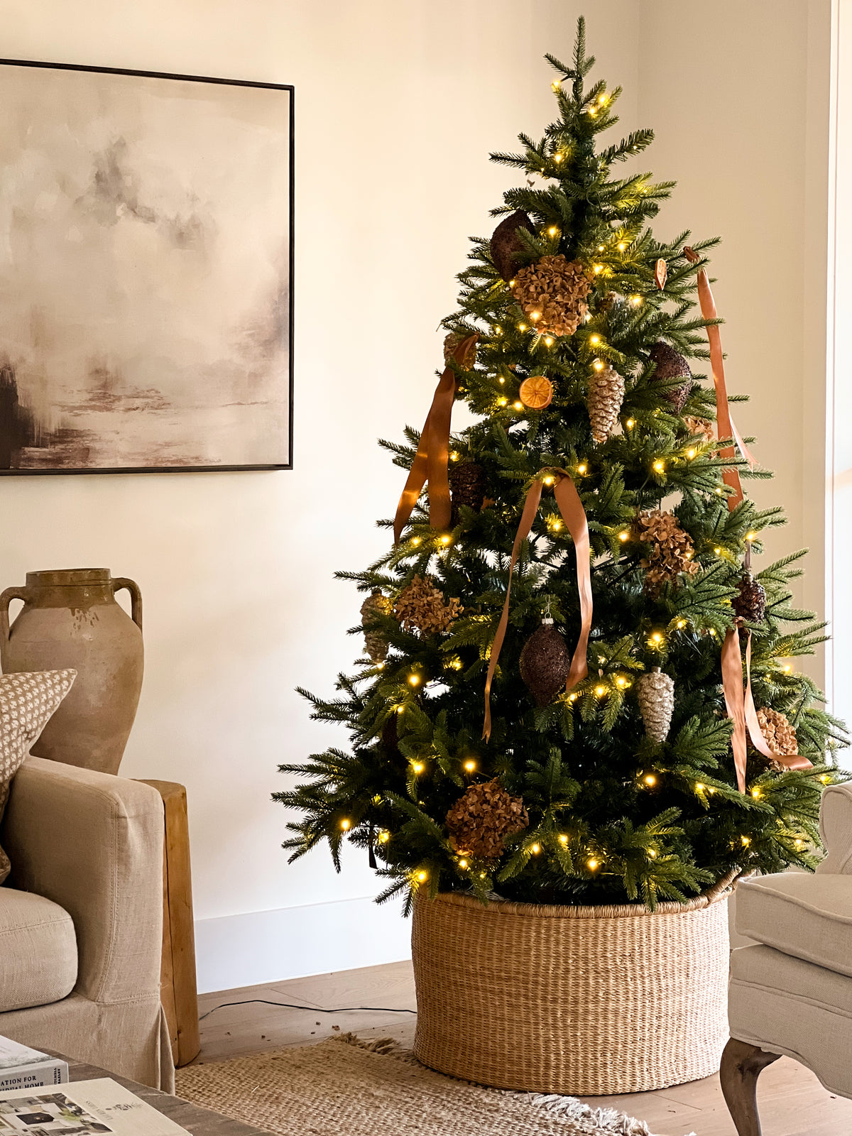 225cm Pre-Lit Spruce Christmas Tree