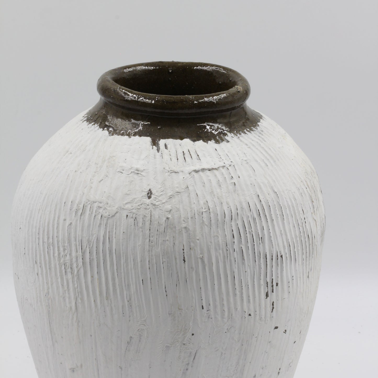 Plastered Vintage Urn