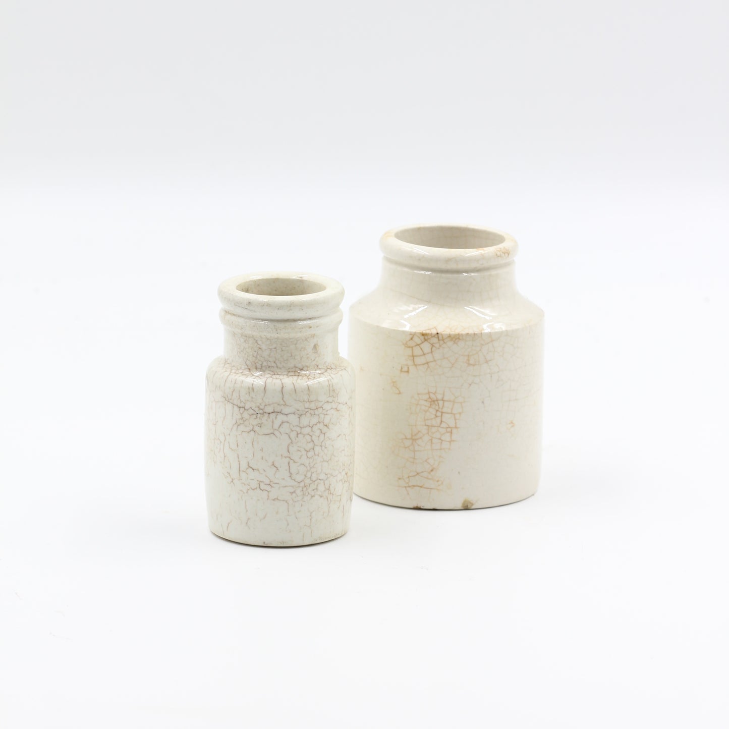 Craze Ironstone Pots