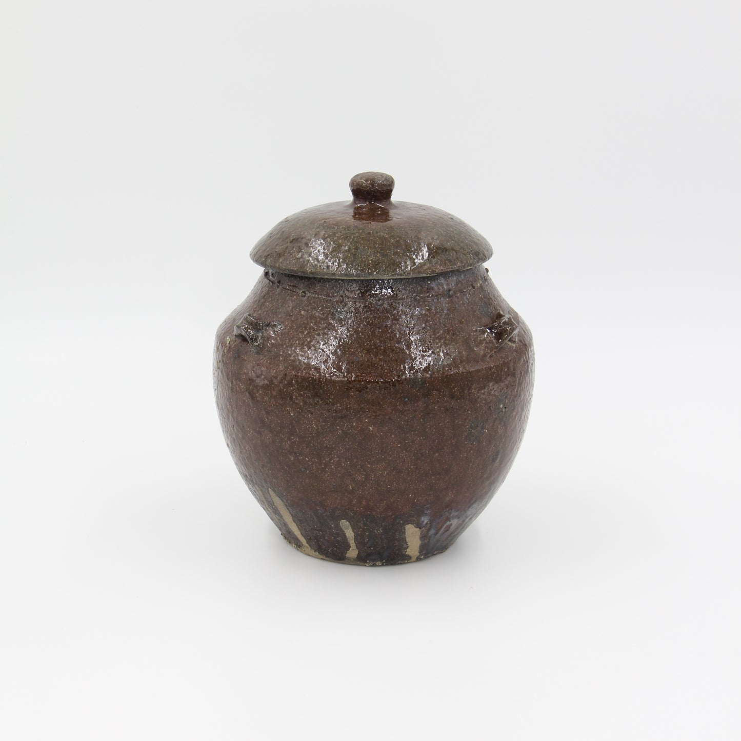 Mesa Lidded Clay Vessel