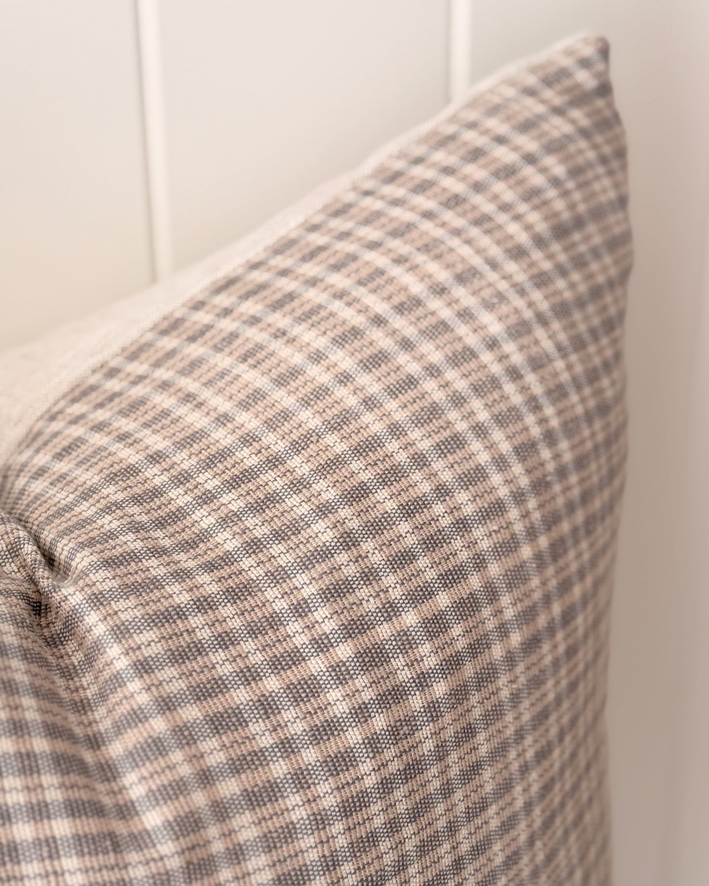 Vintage Plaid | Blue + Taupe