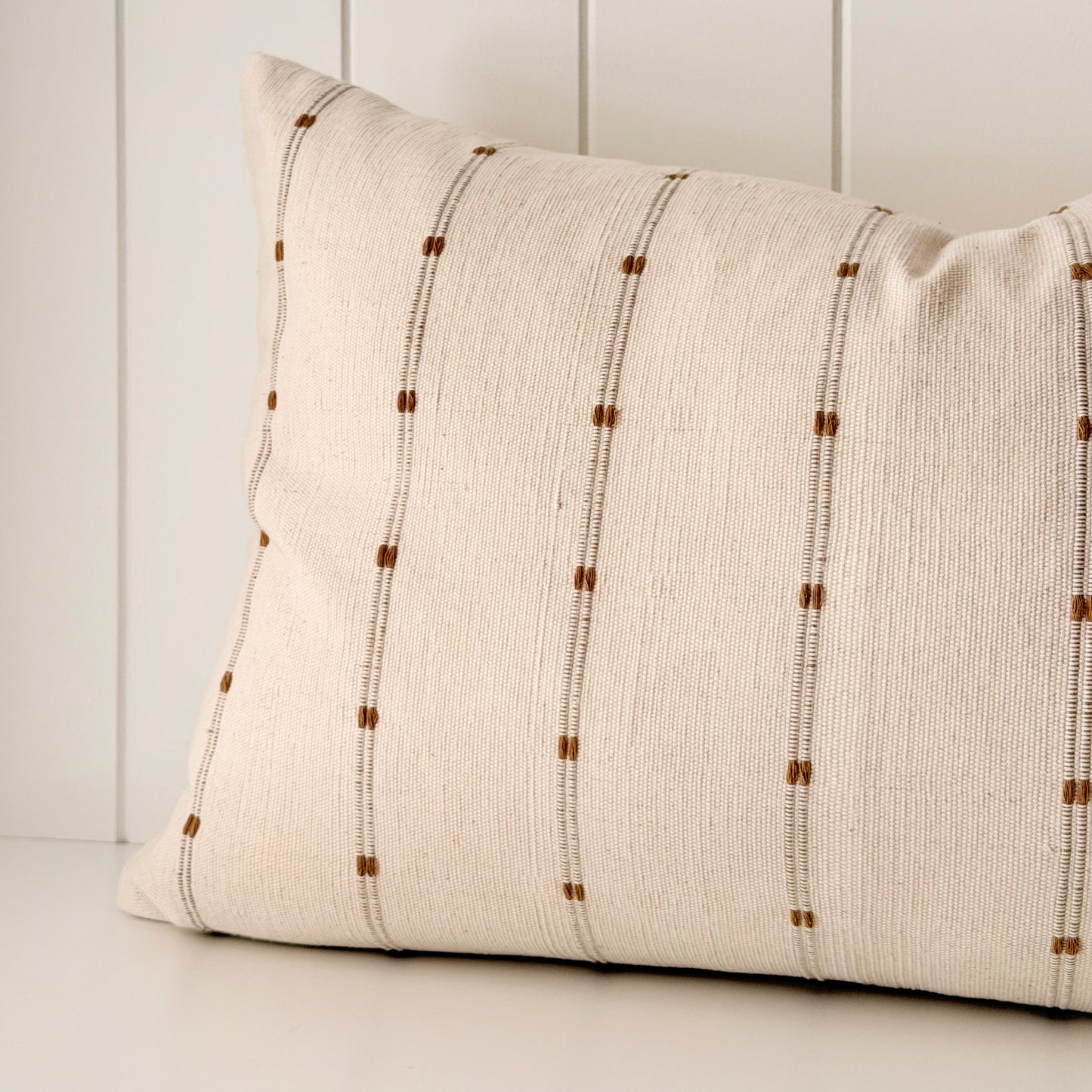 Bedouin Stripe Cushion | Cream