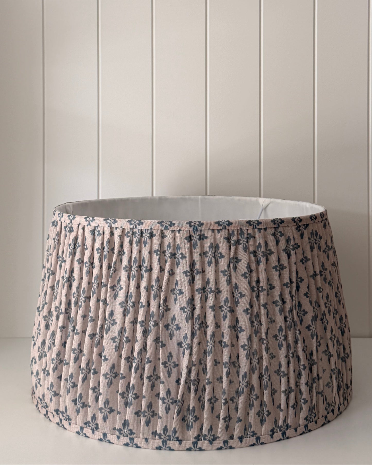 Rumi Block Print Lampshade | Blue