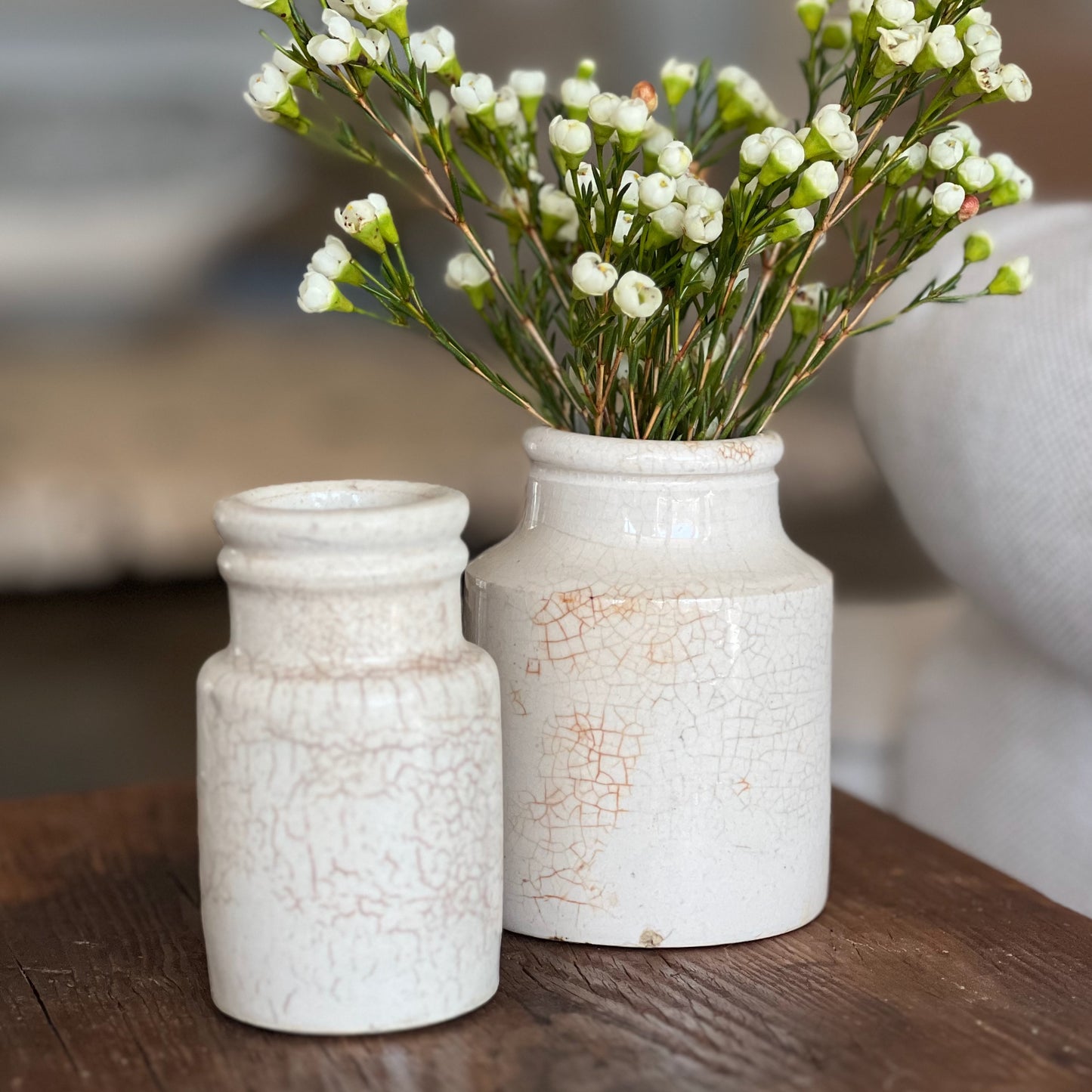 Craze Ironstone Pots