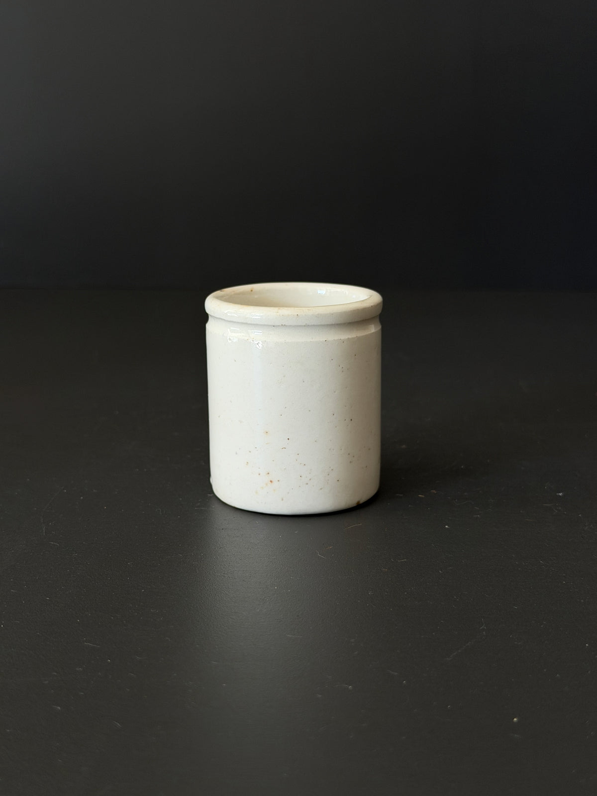 Mini Antique Ironstone Pot