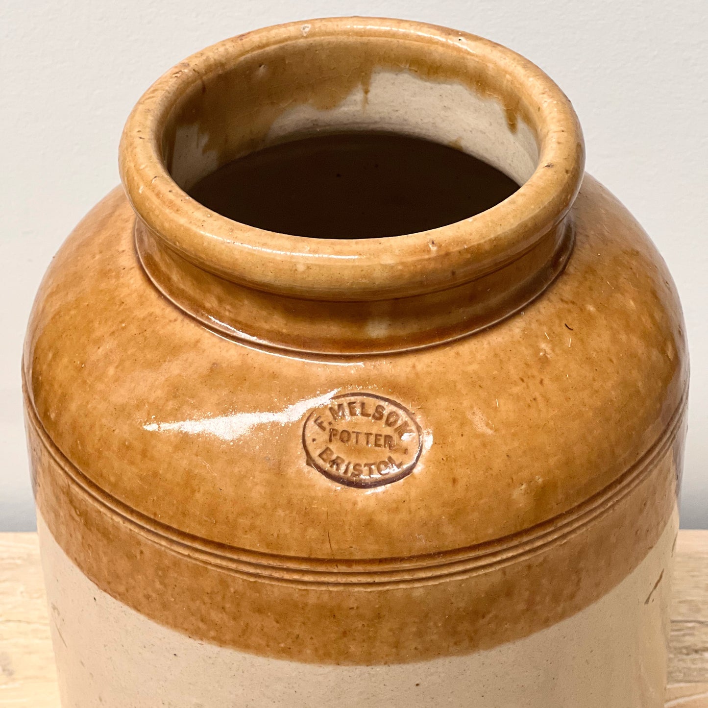 Vintage English Storage Jar VI