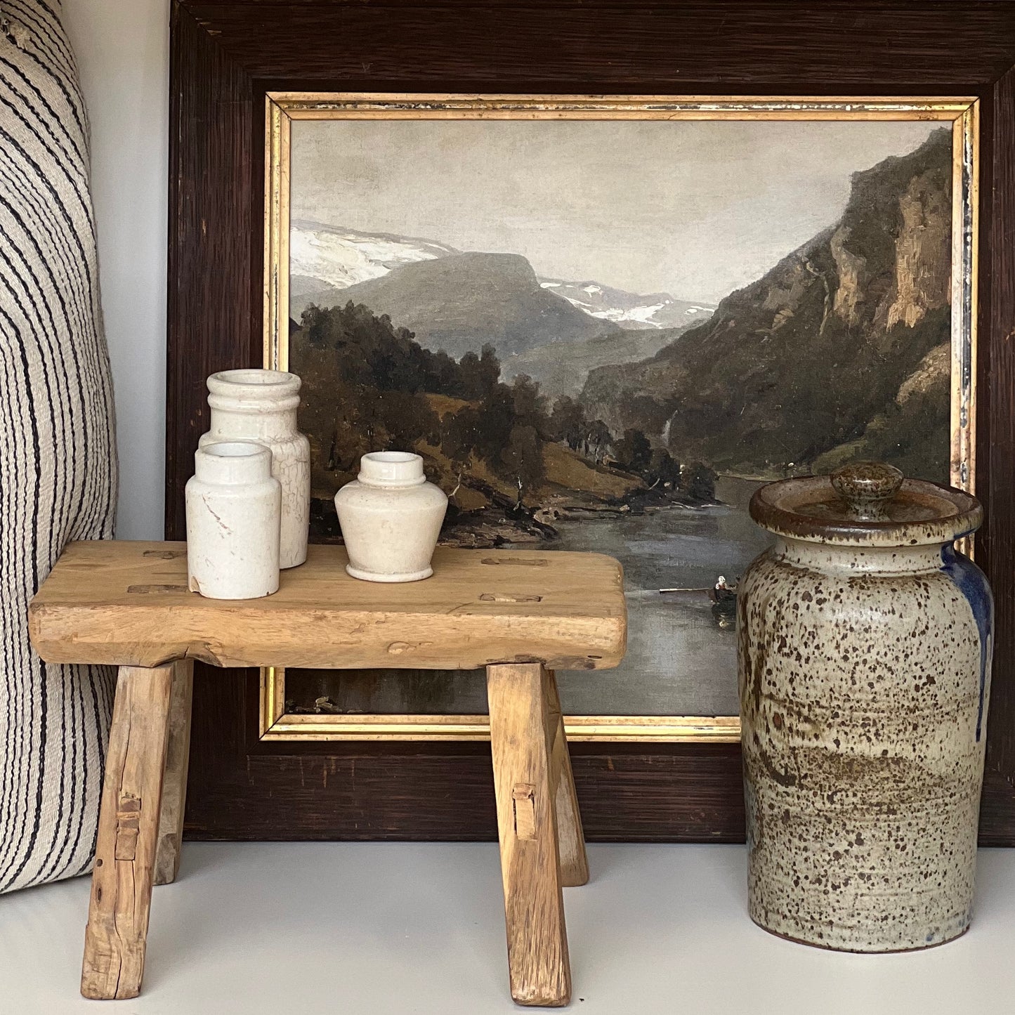 Rustic Speckle Jar with Lid