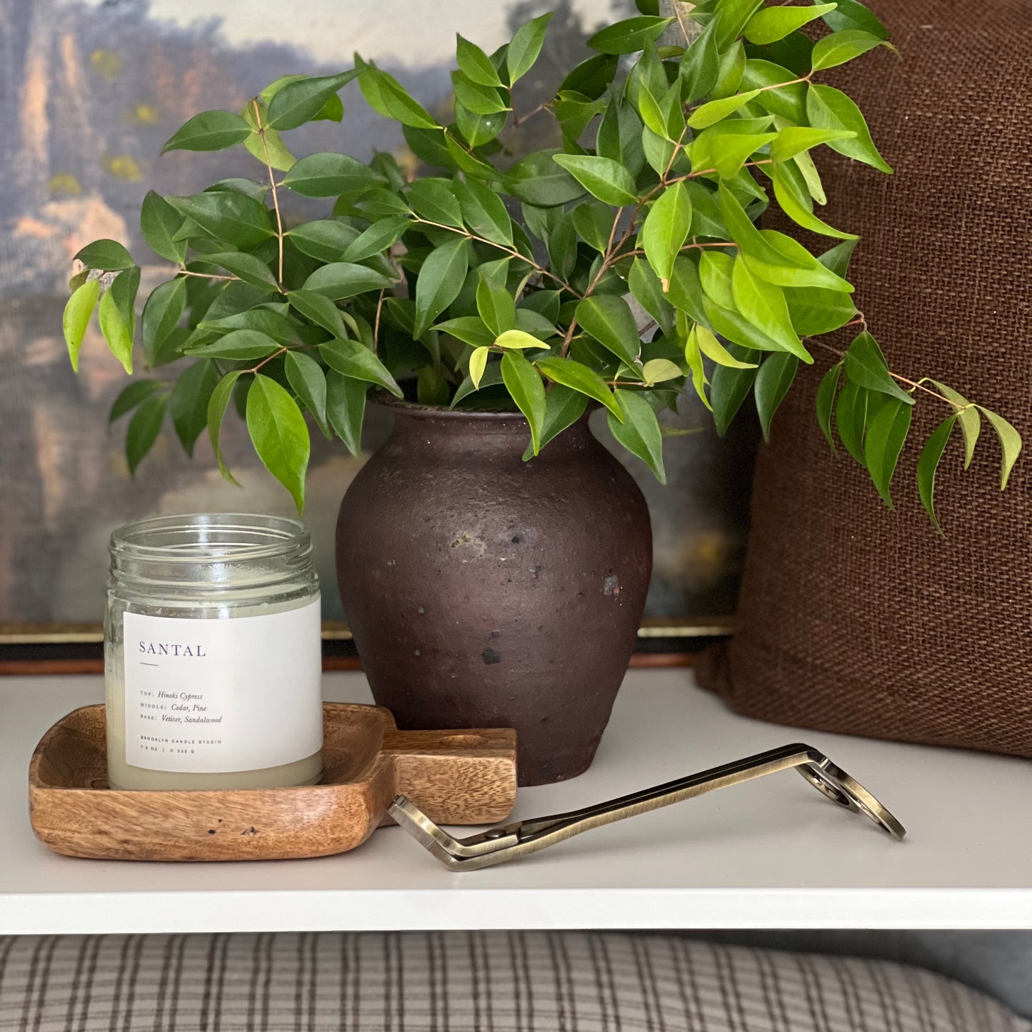 Rustic Umber Vase