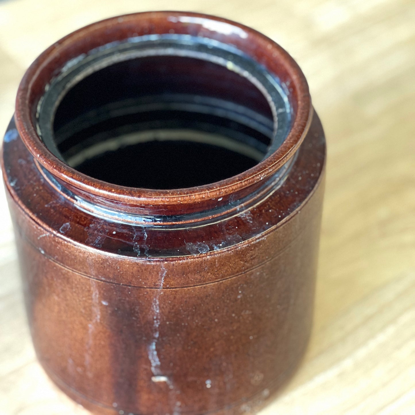 Antique James Campbell Brisbane Lidded 6Q Crock