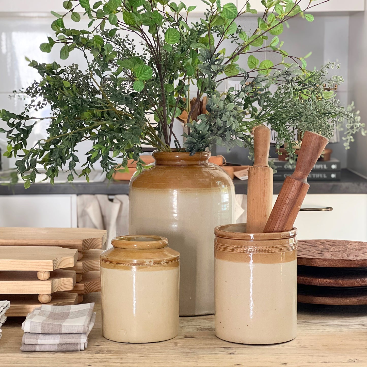 Vintage English Storage Jar XXIV