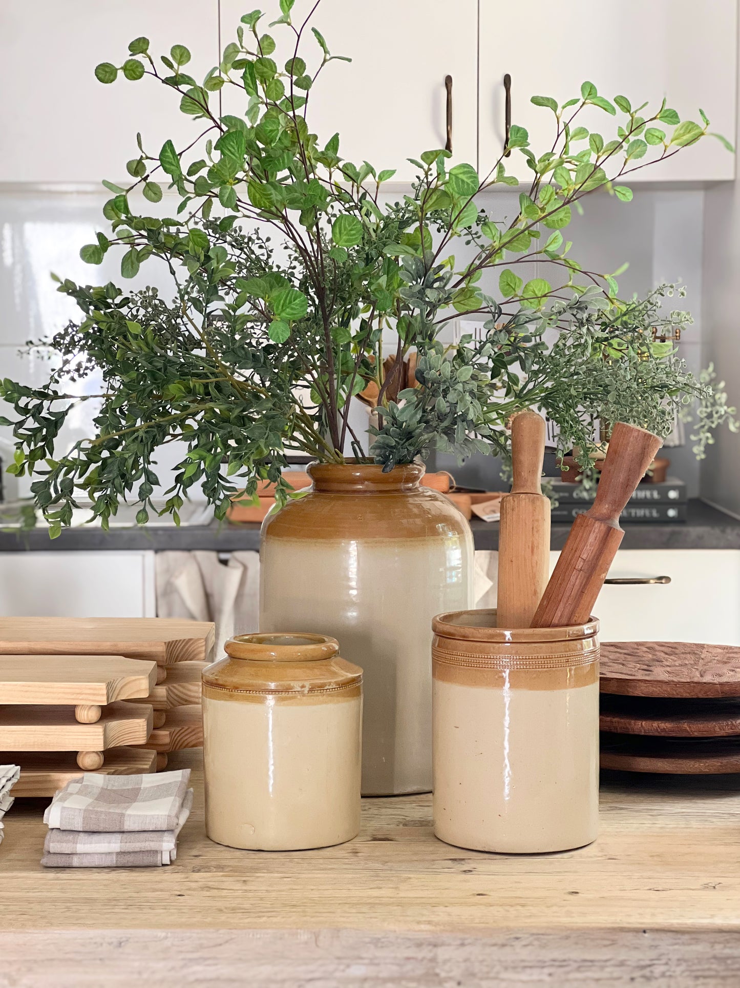 Vintage English Storage Jar XXVI