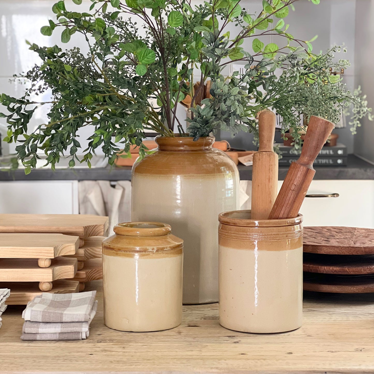 Vintage English Storage Jar XXV
