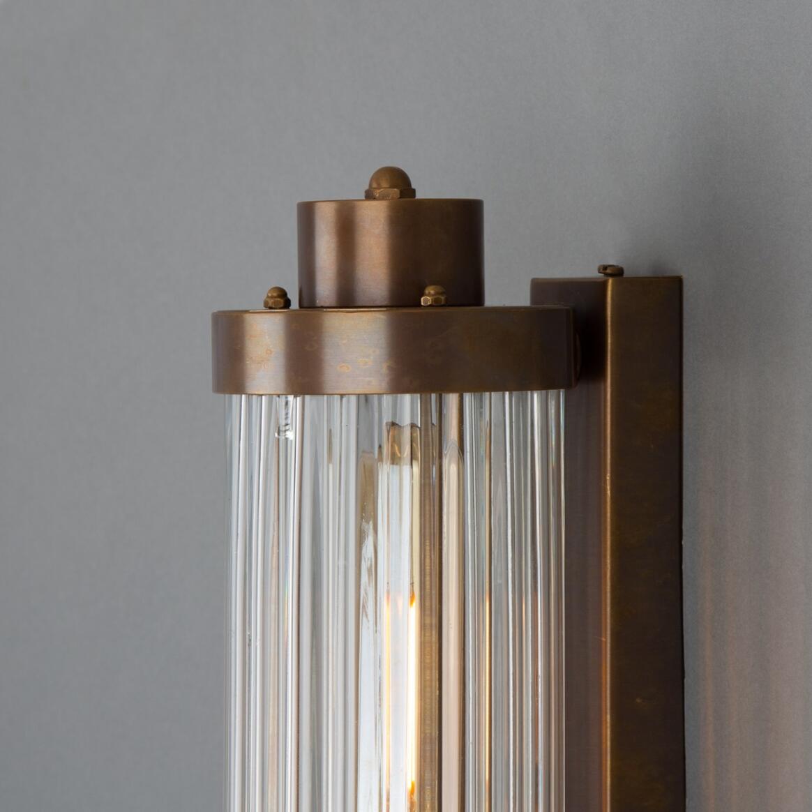 Louise Rippled Glass Wall Light